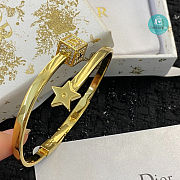 Dior Crystal Square and Star Bracelet  - 3