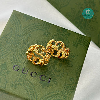 Gucci Double G Hollow Earrings