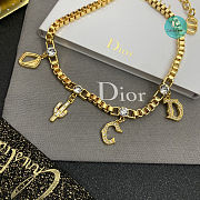 Dior Irregular CD Cactus Pendant Necklace  - 3
