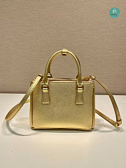 Prada Galleria Logo Plaque Tote Bag 20x15x9.5cm - 2