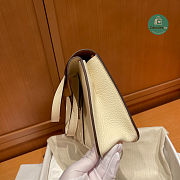 Hermes Halzan 25 In Off-White 25cm - 6