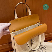 Hermes Halzan 25 In Off-White 25cm - 4
