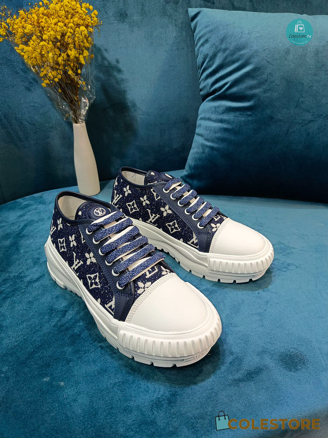 Louis Vuitton Squad Sneaker In Blue  - 1