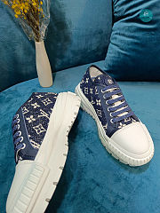 Louis Vuitton Squad Sneaker In Blue  - 4