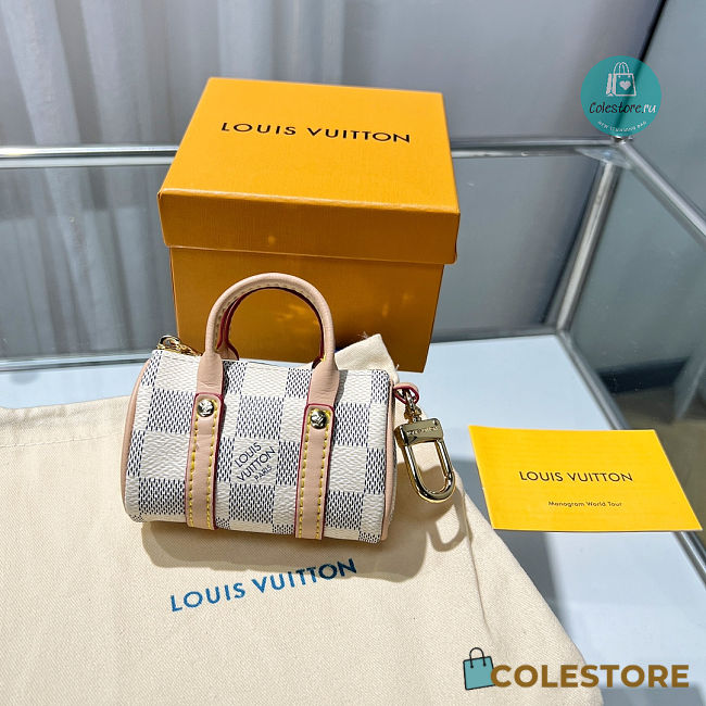 Louis Vuitton Mini Keepall Damier Key Chain  - 1