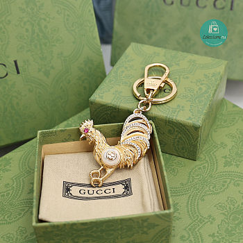 Gucci Charm Rooster Key Ring 