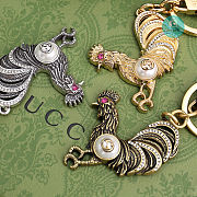 Gucci Charm Rooster Key Ring  - 3