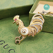 Gucci Charm Rooster Key Ring  - 2