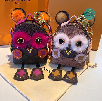 Louis Vuitton Owl Mini Backpack Keychain 