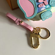 Louis Vuitton Wild Puppet Alma Elephant Bag Charm and Key Holder Pink - 4