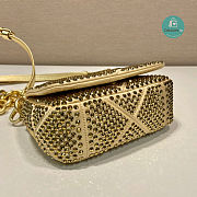 Prada Satin Mini-Bag With Crystals 17x11.5x6.5cm - 4