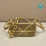 Prada Satin Mini-Bag With Crystals 17x11.5x6.5cm - 5