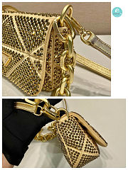 Prada Satin Mini-Bag With Crystals 17x11.5x6.5cm - 2