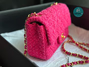 Colestore Chanel Tweed Reissue Flap bag In Pink 20cm - 5