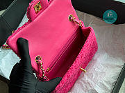 Colestore Chanel Tweed Reissue Flap bag In Pink 20cm - 3