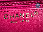 Colestore Chanel Tweed Reissue Flap bag In Pink 20cm - 2