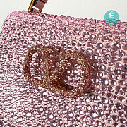 Valentino Garavani Vsling Mini Handbag With Sparkling Embroidery 19x13x9cm - 3