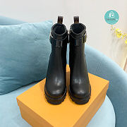 Louis Vuitton High Boots Silver LV logo  - 6