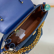 Versace La Medusa Denim Tote 25x15x22cm - 6