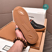 Gucci Slip-on Brown Sole In Black  - 6
