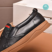Gucci Slip-on Brown Sole In Black  - 5