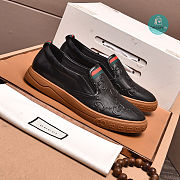 Gucci Slip-on Brown Sole In Black  - 4