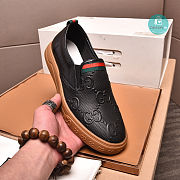 Gucci Slip-on Brown Sole In Black  - 2