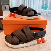 Hermes Electric Sandal In Black  - 2