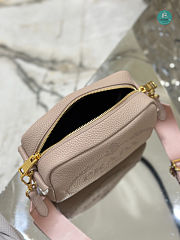 Prada Bag In Textured Leather in Pink 20.5x13x8.5cm - 5