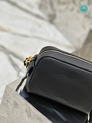 Prada Bag In Textured Leather in Black 20.5x13x8.5cm - 5