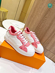 Louis Vuitton Time Out Monogram Pink Sneakers  - 2