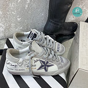 Golden Goose Kids Texas-graffiti Print Sneakers - 5