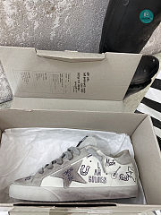 Golden Goose Kids Texas-graffiti Print Sneakers - 3
