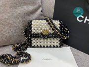 Chanel Mini Pearl Evening Bag 13.5 × 16.5 × 5.5 cm - 6