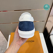 Louis Vuitton Monogram Blue Denim Trocadero Slip-on  - 3
