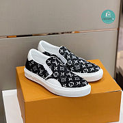 Louis Vuitton Monogram Dark Blue Denim Trocadero Slip-on - 6
