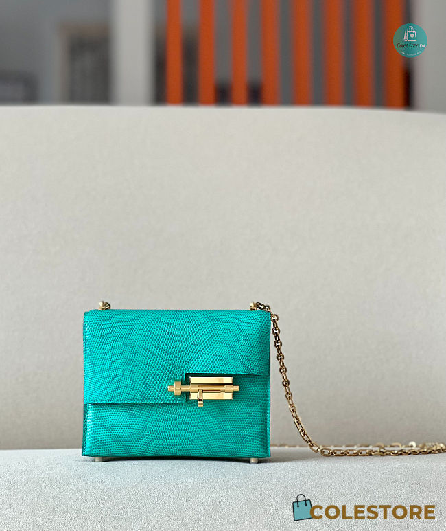 Hermès Verrou Green 17 x 13 x 5cm  - 1
