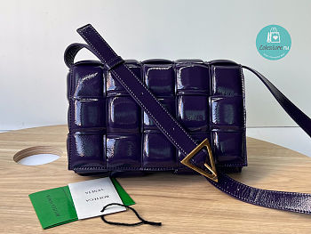 Bottega Veneta Padded Cassette Purple 26x18x8 cm