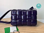 Bottega Veneta Padded Cassette Purple 26x18x8 cm - 4