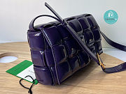 Bottega Veneta Padded Cassette Purple 26x18x8 cm - 5