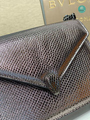 Bvlgari Serpenti Forever Multichain Purple Shoulder Bag 19x13.5x6cm  - 2