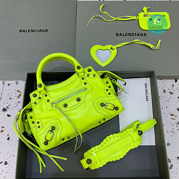 Colestore Balenciaga Neo Cagole City Handbag In Neon 26x13x18cm