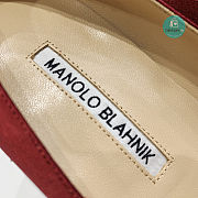 Manolo Blahnik Manolo Blahnik Hangisi Pumps In Red 7cm - 3