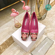 Manolo Blahnik Manolo Blahnik Hangisi Pumps In Pink 9cm - 2
