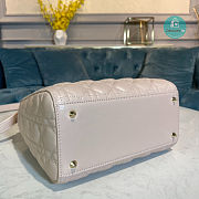 MEDIUM LADY DIOR BAG Powder Pink Cannage Lambskin 24 x 20 x 11 cm - 6