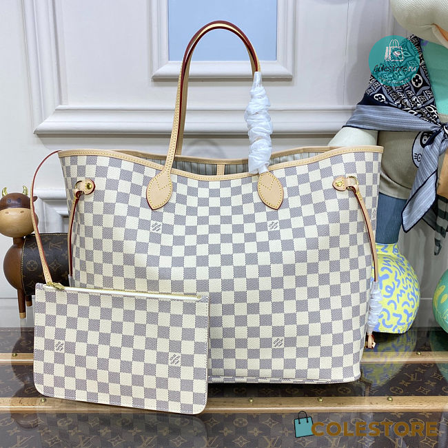 Louis Vuitton Neverfull GM Damier Azur 40x20x33cm - 1