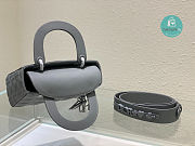 Lady Dior Ultramatte Gray 20x16.5x8 cm - 6