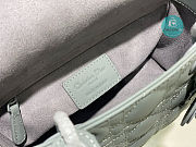 Lady Dior Ultramatte Gray 20x16.5x8 cm - 2