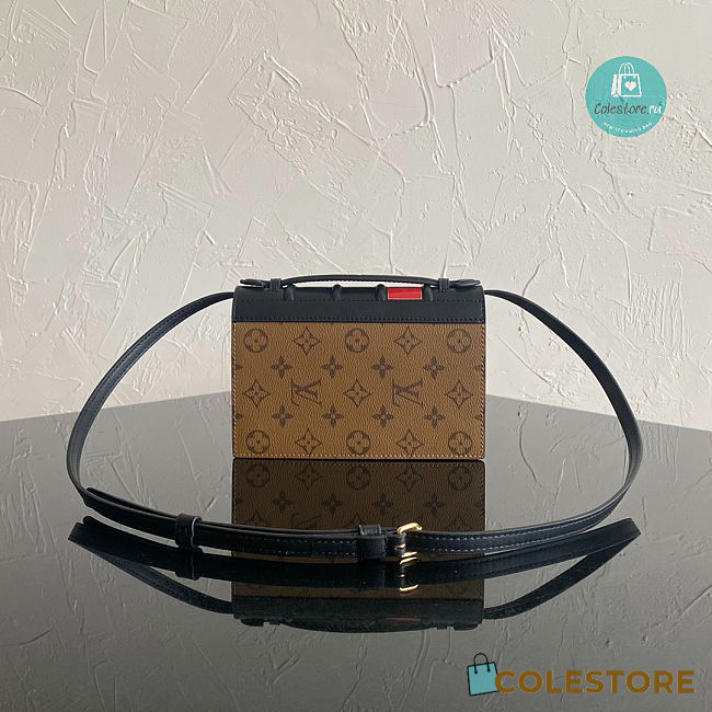 Louis Vuitton Book Chain Wallet Monogram Reverse Black 20 x 14 x 4 cm - 1