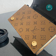Louis Vuitton Book Chain Wallet Monogram Reverse Black 20 x 14 x 4 cm - 3